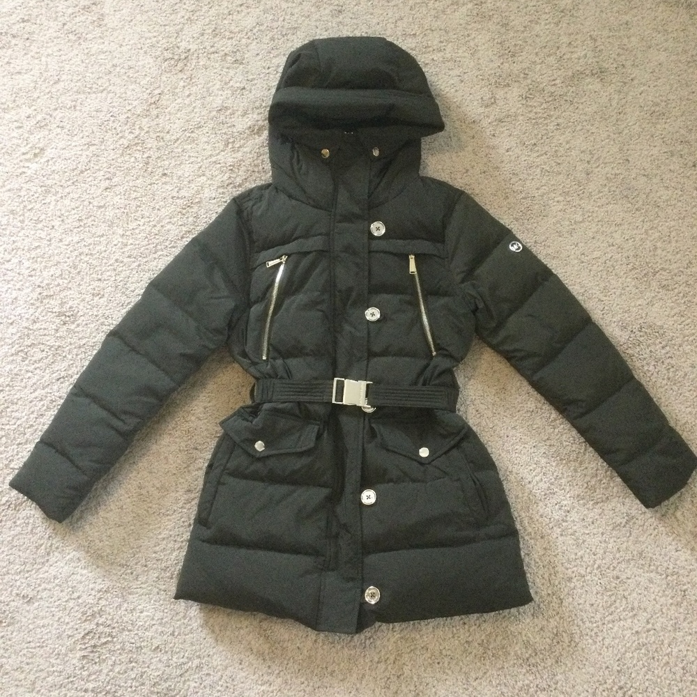 MICHAEL KORS Down Filled Puffer Parka Jacket Coat in Excellent Condition - SMALL